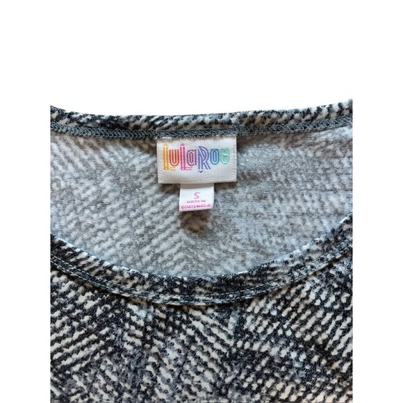 LuLaRoe Julia Women's Grey A Line Dress - Picture 4 of 6